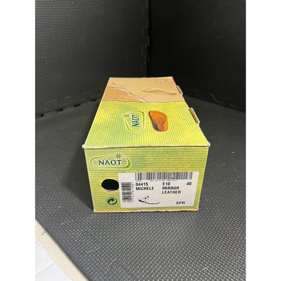 NAOT Michele Strappy Jeweled Sandals Mirror Leather Womens Size 40 US 9 - Picture 2 of 8